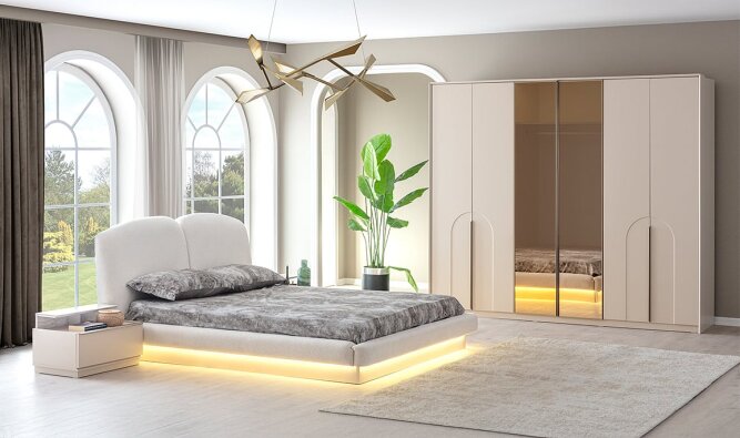 Medusa Home Mobilya - Shelby Yatak Odası - Modern Yatak Odası