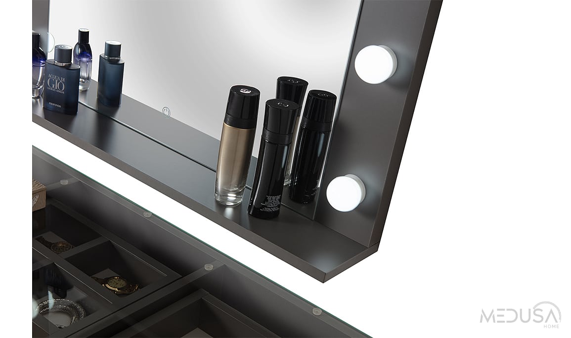 Medusa Home Mobilya - Shine Antrasit Şifonyer