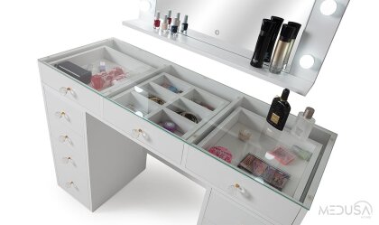 Medusa Home Mobilya - Shine Beyaz Şifonyer