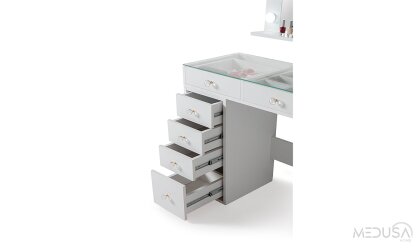 Medusa Home Mobilya - Shine Beyaz Şifonyer