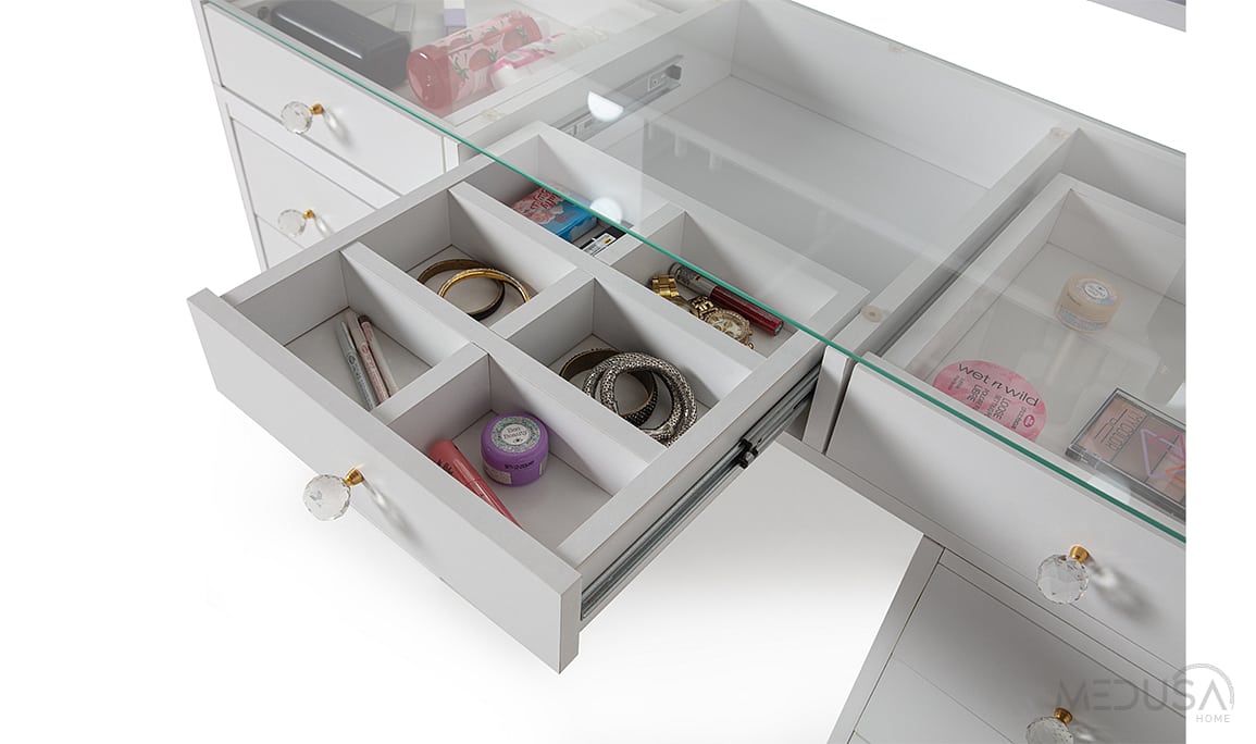 Medusa Home Mobilya - Shine Beyaz Şifonyer