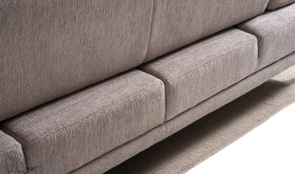 Medusa Home Mobilya - Side Krem Üçlü Koltuk