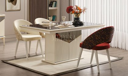Medusa Home Mobilya - Sidel Yemek Masası - Sabit Yemek Masaları Medusa Home Mobilya - Sidel Yemek Masası - Sabit Yemek Masaları