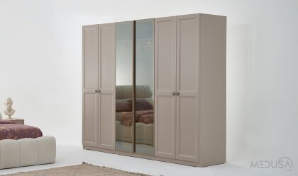Medusa Home Mobilya - Sidre 6 Kapılı Gardırop