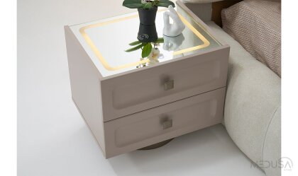 Medusa Home Mobilya - Sidre Şarjlı Komodin