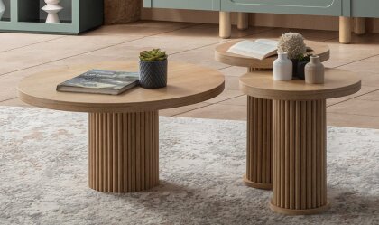 Medusa Home Mobilya - Siena Bohem 2'li Yan Sehpa