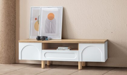 Medusa Home Mobilya - Siena Bohem Beyaz Tv Ünitesi