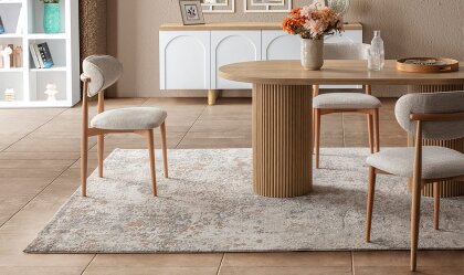 Medusa Home Mobilya - Siena Bohem Beyaz Yemek Odası