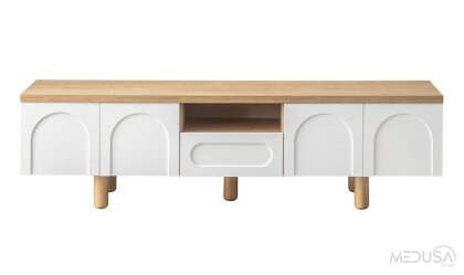 Medusa Home Mobilya - Siena Bohem Beyaz Yemek Odası