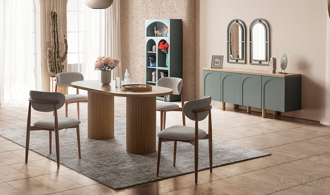 Medusa Home Mobilya - Siena Bohem Yemek Odası