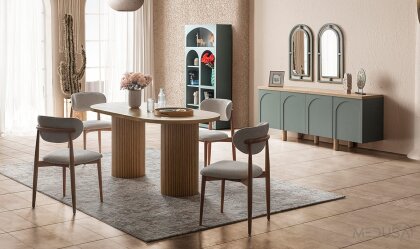 Medusa Home Mobilya - Siena Bohem Yemek Odası