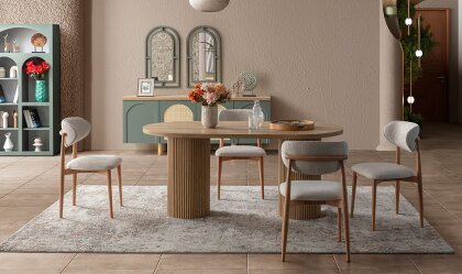 Medusa Home Mobilya - Siena Bohem Yemek Odası