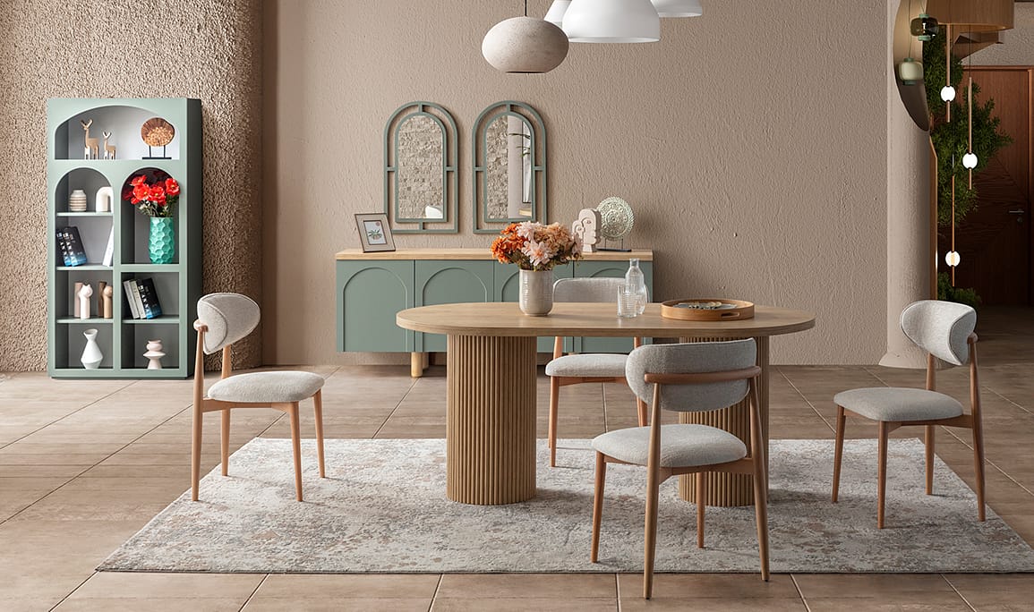 Medusa Home Mobilya - Siena Bohem Yemek Odası