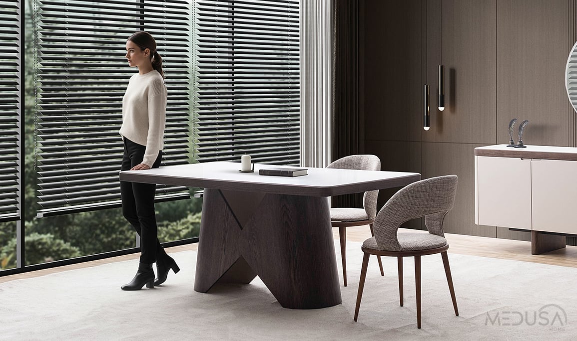 Medusa Home Mobilya - Siena Ceviz Sandalye