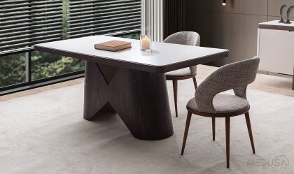 Medusa Home Mobilya - Siena Ceviz Yemek Masası