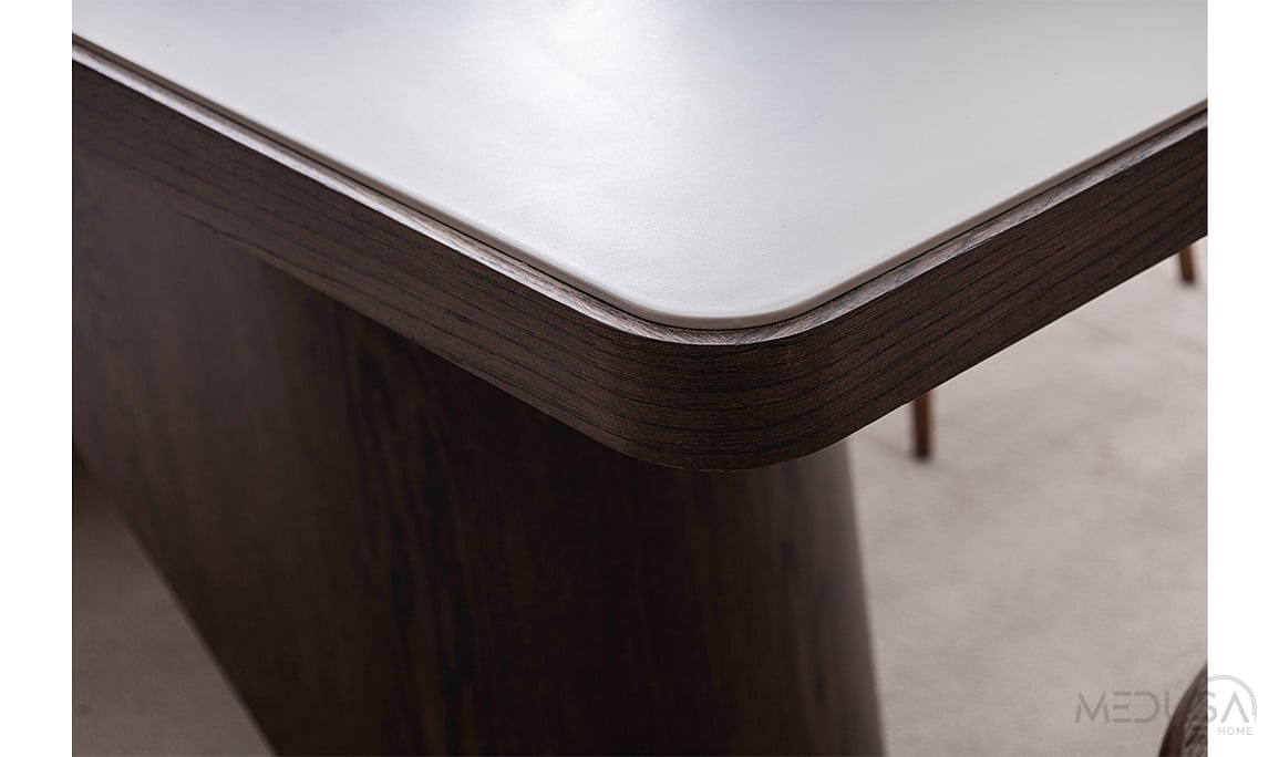 Medusa Home Mobilya - Siena Ceviz Yemek Masası