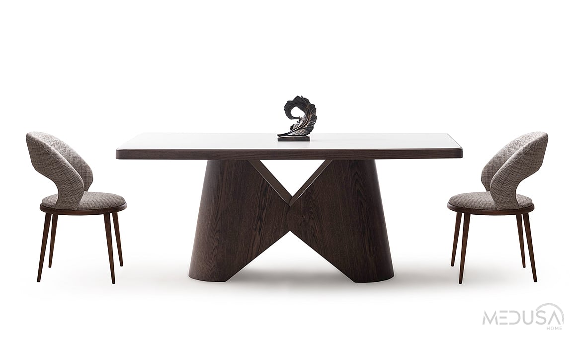 Medusa Home Mobilya - Siena Ceviz Yemek Odası