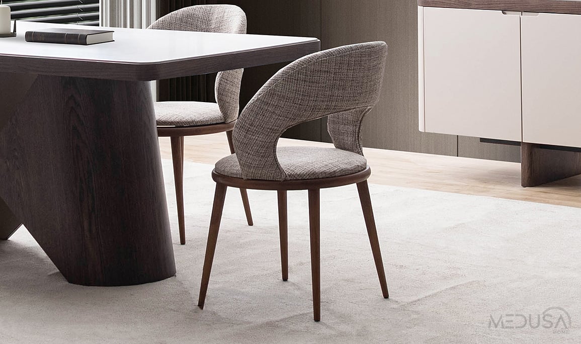 Medusa Home Mobilya - Siena Ceviz Yemek Odası