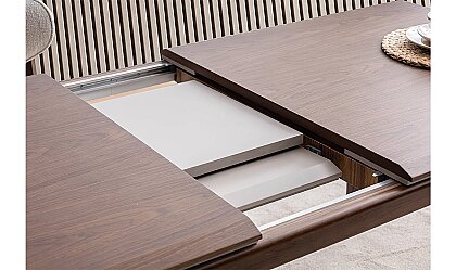 Medusa Home Mobilya - Siesta Amerikan Ceviz Açılır Yemek Masası