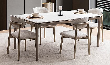 Medusa Home - Siesta Bronz Açılır Yemek Masası