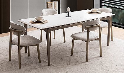 Medusa Home Mobilya - Siesta Bronz Açılır Yemek Masası