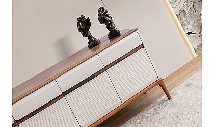 Medusa Home Mobilya - Siesta Yerli Ceviz Yemek Odası