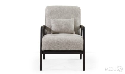 Medusa Home Mobilya - Signore Siyah Berjer 