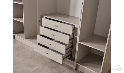 Medusa Home Mobilya - Silvia Gardırop - Camlı