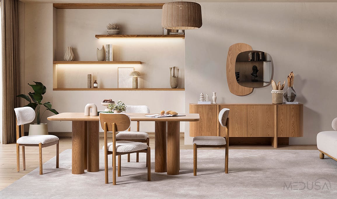 Medusa Home Mobilya - Silvio Bohem Yemek Odası