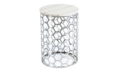 Medusa Home - Simge Silver Yan Sehpa Medusa Home - Simge Silver Yan Sehpa