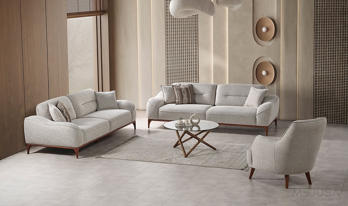 Medusa Home Mobilya - Sista Ceviz Koltuk Takımı