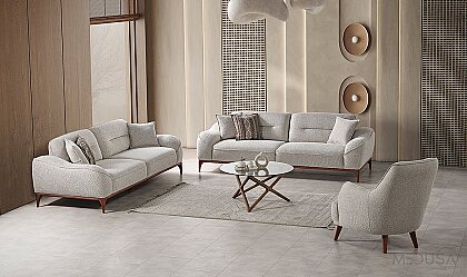 Medusa Home Mobilya - Sista Ceviz Koltuk Takımı