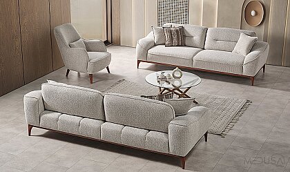 Medusa Home Mobilya - Sista Ceviz Koltuk Takımı