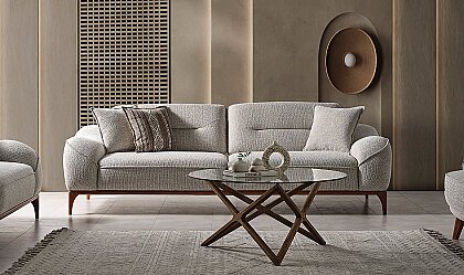 Medusa Home Mobilya - Sista Ceviz Koltuk Takımı