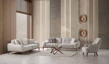 Medusa Home Mobilya - Sista Ceviz Koltuk Takımı