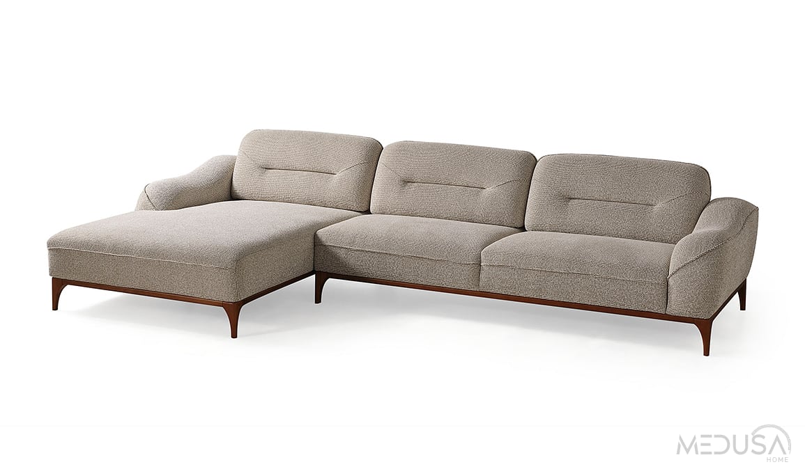 Medusa Home Mobilya - Sista Ceviz Relax Köşe Takımı