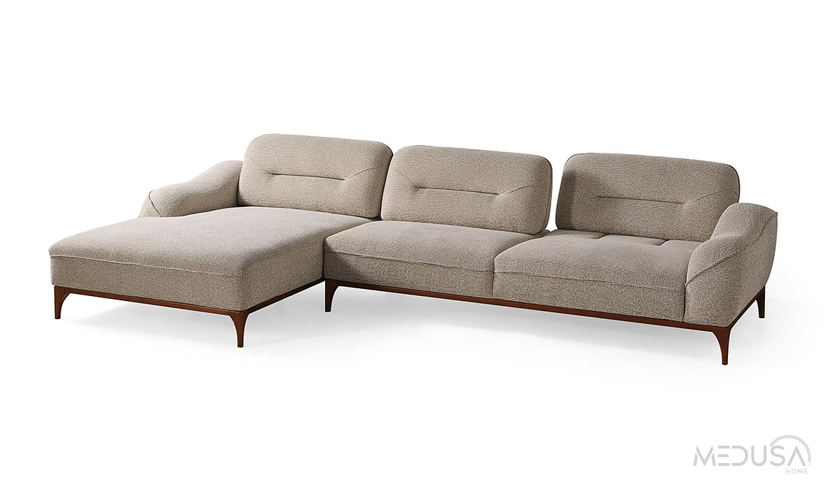 Medusa Home Mobilya - Sista Ceviz Relax Köşe Takımı
