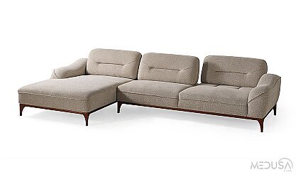 Medusa Home Mobilya - Sista Ceviz Relax Köşe Takımı