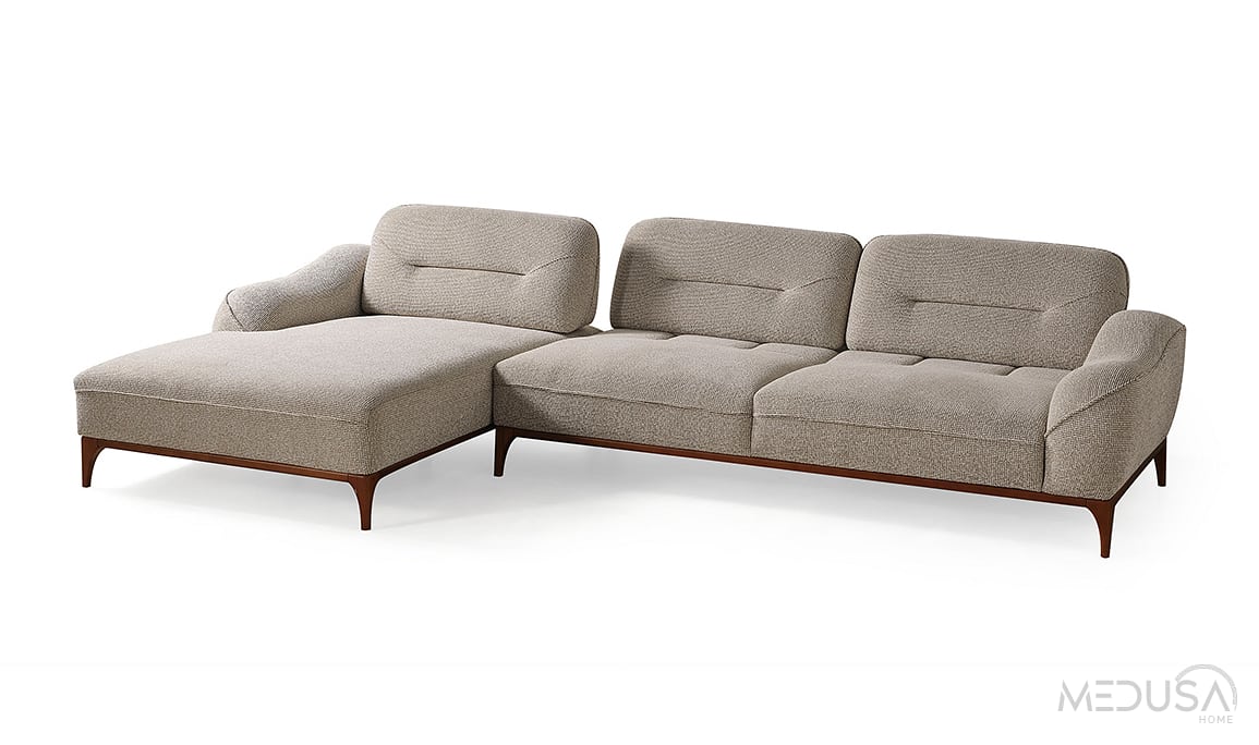 Medusa Home Mobilya - Sista Ceviz Relax Köşe Takımı