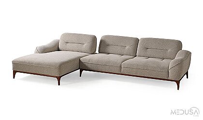 Medusa Home Mobilya - Sista Ceviz Relax Köşe Takımı