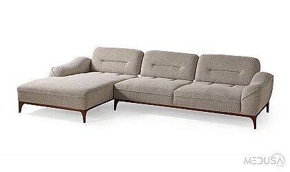 Medusa Home Mobilya - Sista Ceviz Relax Köşe Takımı