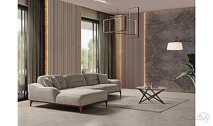 Medusa Home Mobilya - Sista Ceviz Relax Köşe Takımı