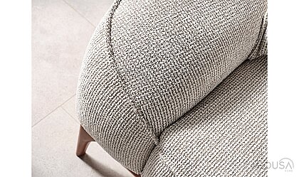 Medusa Home Mobilya - Sista Ceviz Üçlü Koltuk