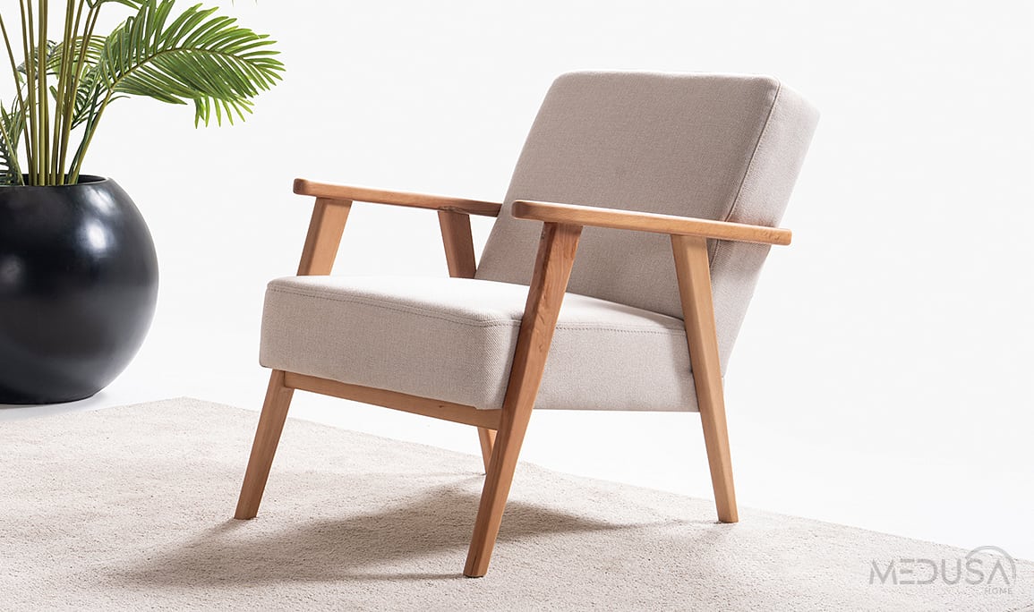 Medusa Home Mobilya - Skana Brown Berjer