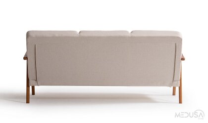 Medusa Home Mobilya - Skana Dark Üçlü Koltuk