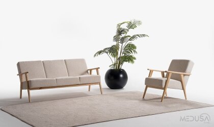 Medusa Home Mobilya - Skana White Koltuk Takımı