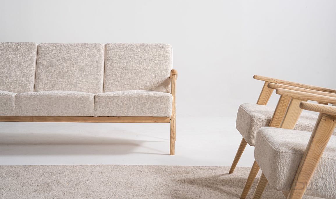 Medusa Home Mobilya - Skana White Koltuk Takımı