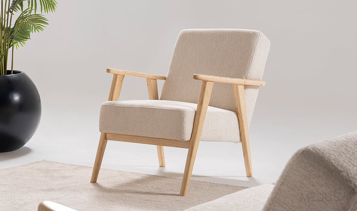 Medusa Home Mobilya - Skana White Koltuk Takımı