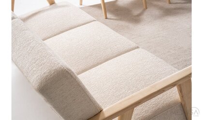 Medusa Home Mobilya - Skana White Üçlü Koltuk