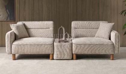 Medusa Home - Skylo Sehpalı Üçlü Koltuk Medusa Home - Skylo Sehpalı Üçlü Koltuk